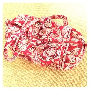 Vera Bradley Piccadilly Plum Red/Burgundy Tote